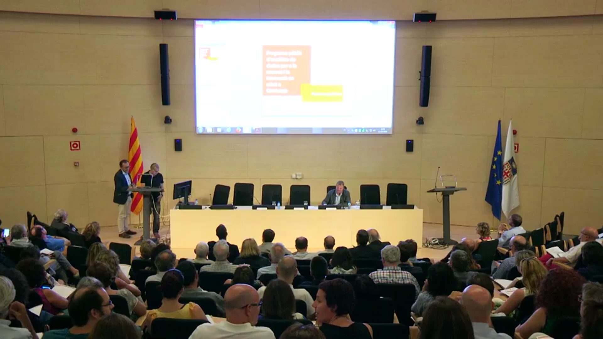 Jornada d'informació pública del Programa públic d'analítica de dades en recerca i innovació en salut a ...<br/>Catalunya