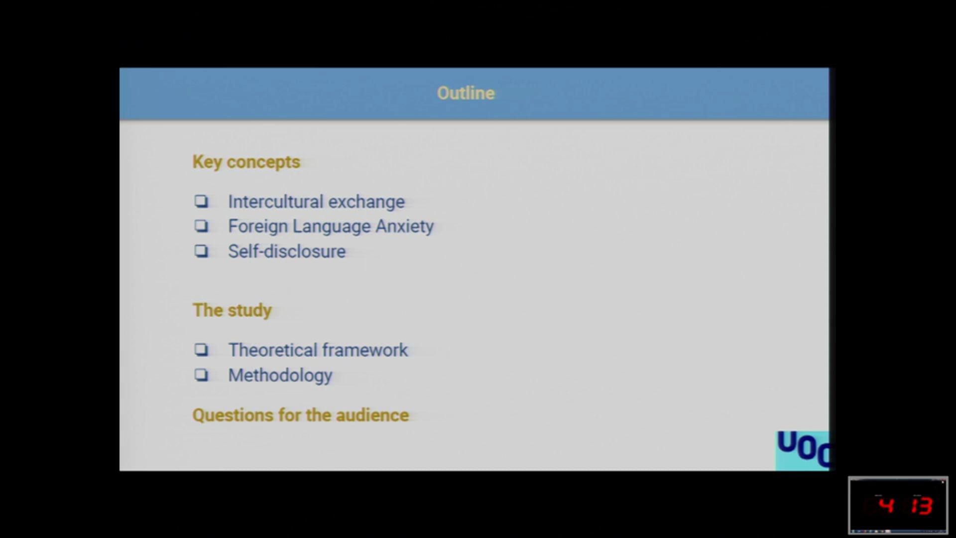 I am not shy, I am anxious: Foreign Language Anxiety and Self-disclosure in intercultural Virtual Exchanges
