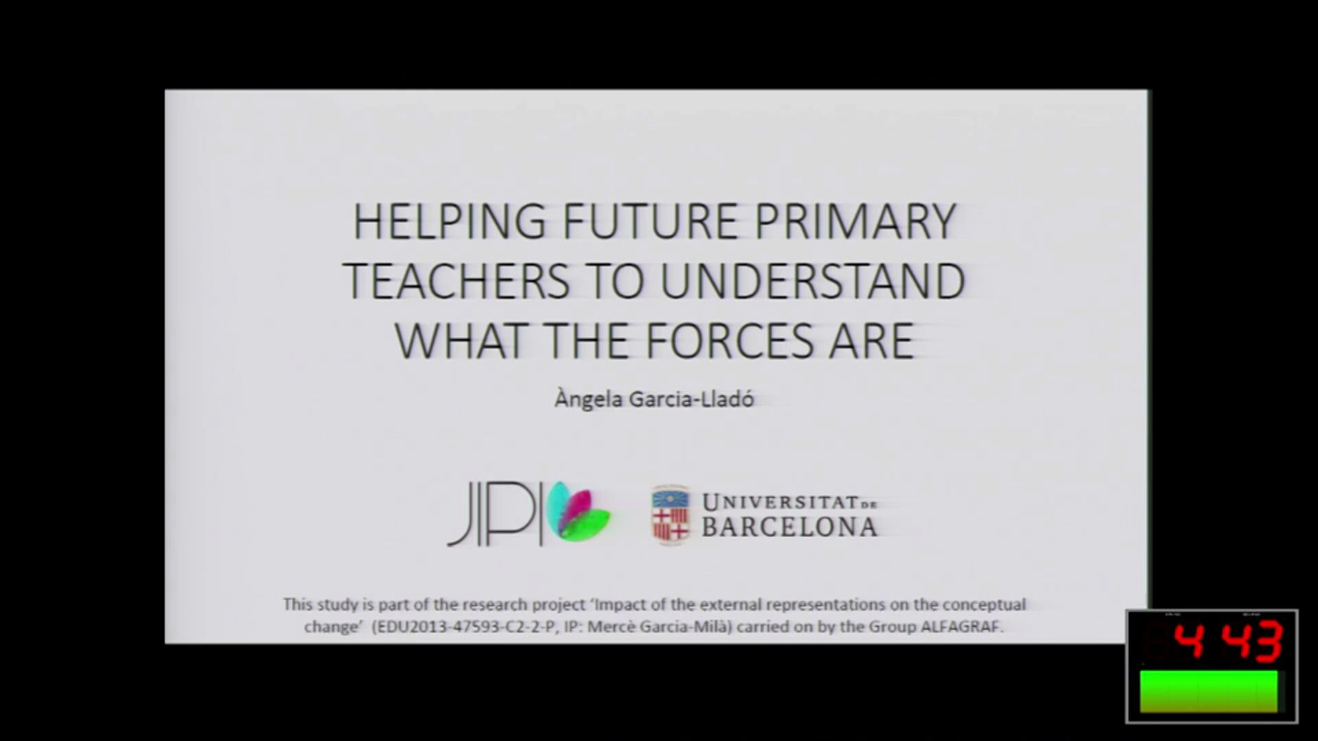 Helping future primary teachers to understand what the forces are
